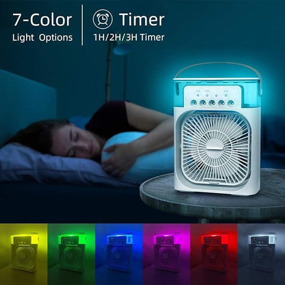 Mini Evaporate Air Cooler with 7 Colors LED Light G330