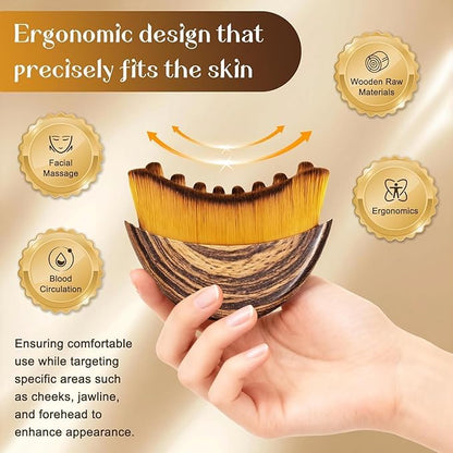 Lymph Nodes Chin Jawline Sculpting Facial Cleansing Drainage Tool G8879