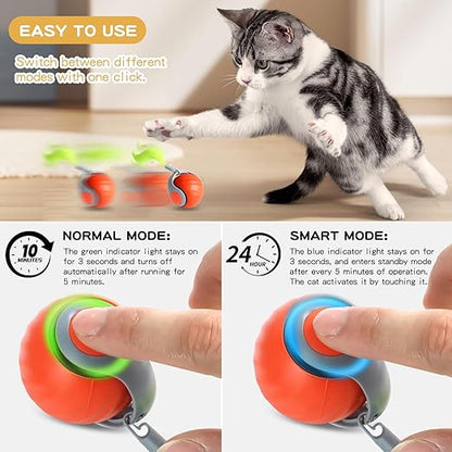 Automatic Cat Teaser Ball Self Moving Ball For Pet G8674