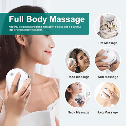 Hair Scalp Rechargeable Electric Head Kneading Massager G6610