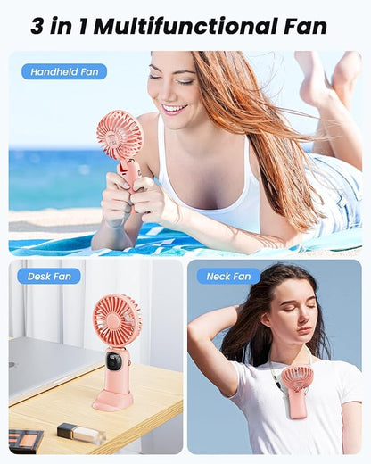 Multi-Speed Compact Electric Fan for Office Travel Home & Outdoor Use G0241