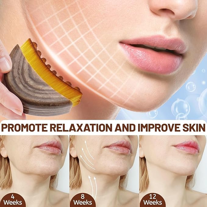 Lymph Nodes Chin Jawline Sculpting Facial Cleansing Drainage Tool G8879