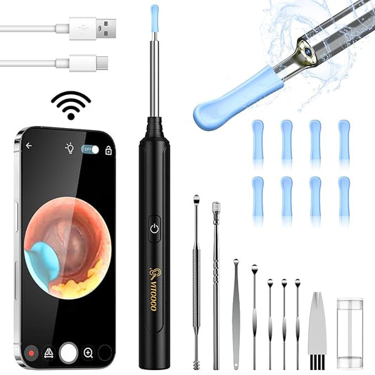 Ear Wax Removal Kit Ear Camera 1296P High-Definition TR7807
