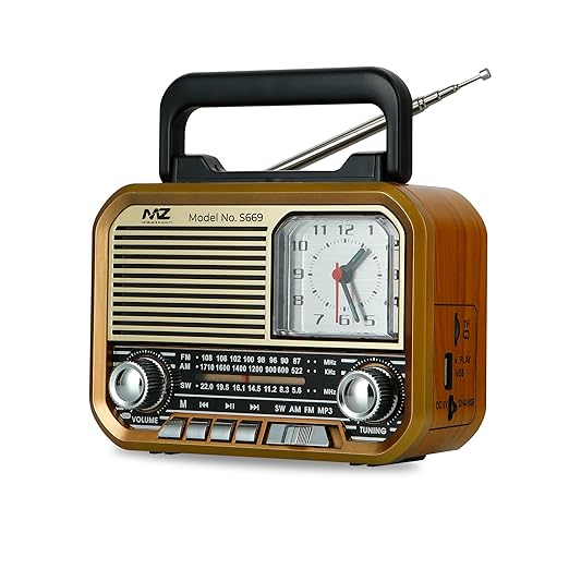 MZ Premium Retro Radio Speaker Vintage Vibes Meet Modern Sound CL55