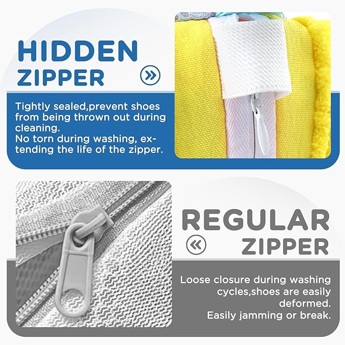 Shoe Washing Machine Bag Invisible Zipper Side Opening bag G777