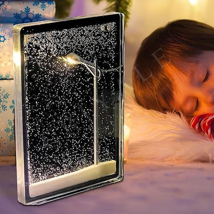 Romantic Flowing Mini Snowy Night Lamp G763