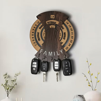 Calendar with Key Holder for Office  Home Perpetual TR6569