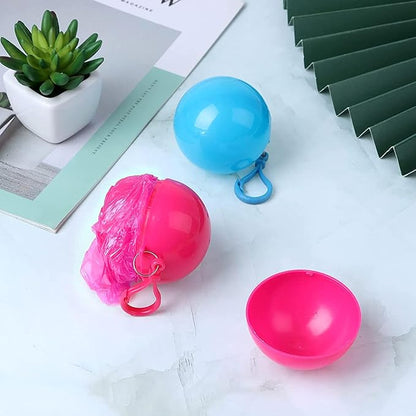Ball Rain Card Universal Disposable Raincoat 2PC TR01