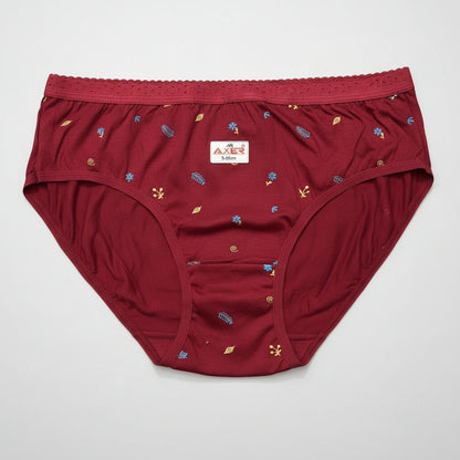 Women's AXER Comfortable Cotton Printed Briefs (80cm) L037