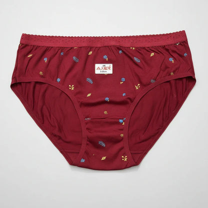 Women's AXER Comfortable Cotton Printed Briefs (80cm) L037