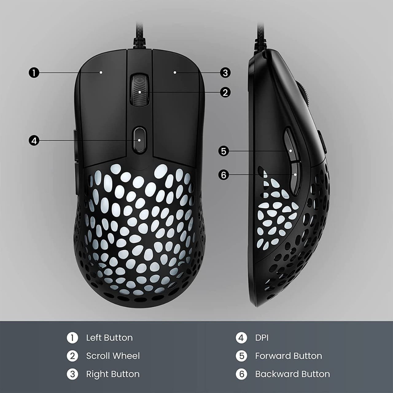 Blade Hawks RGB Gaming Mouse Wired Z6774