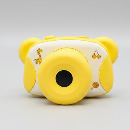 Cute Yellow Bear Eared Kids Toy Camera H479
