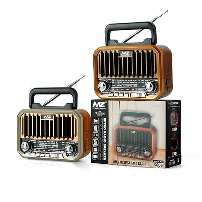 Retro Radio Speaker High Power with Multi-Functional Features MZ S666