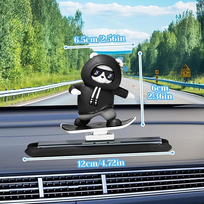 Car Slidder Panda Sliding Bear Car Decoration G8999