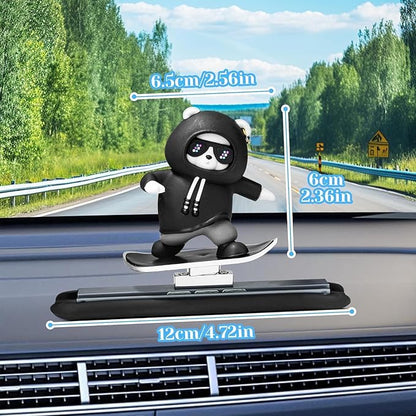 Car Slidder Panda Sliding Bear Car Decoration G8999
