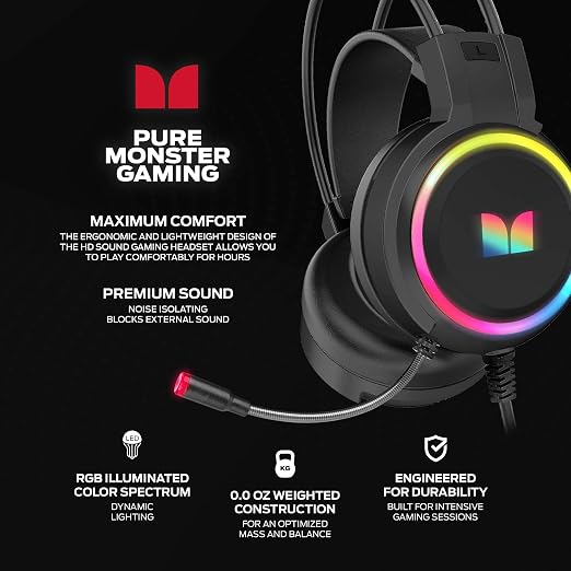 Original monster gaming headphone TR3759