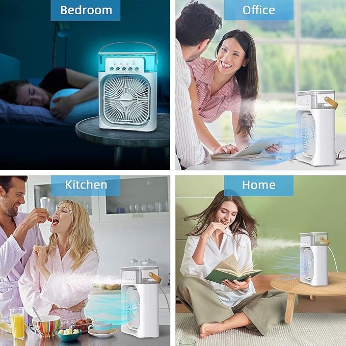 Mini Evaporate Air Cooler with 7 Colors LED Light G330