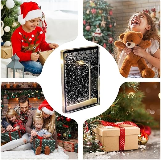 Romantic Flowing Mini Snowy Night Lamp G763