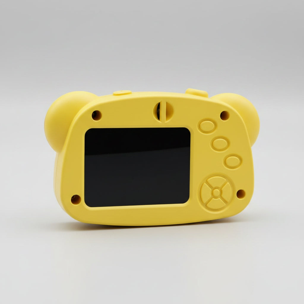 Cute Yellow Bear Eared Kids Toy Camera H479