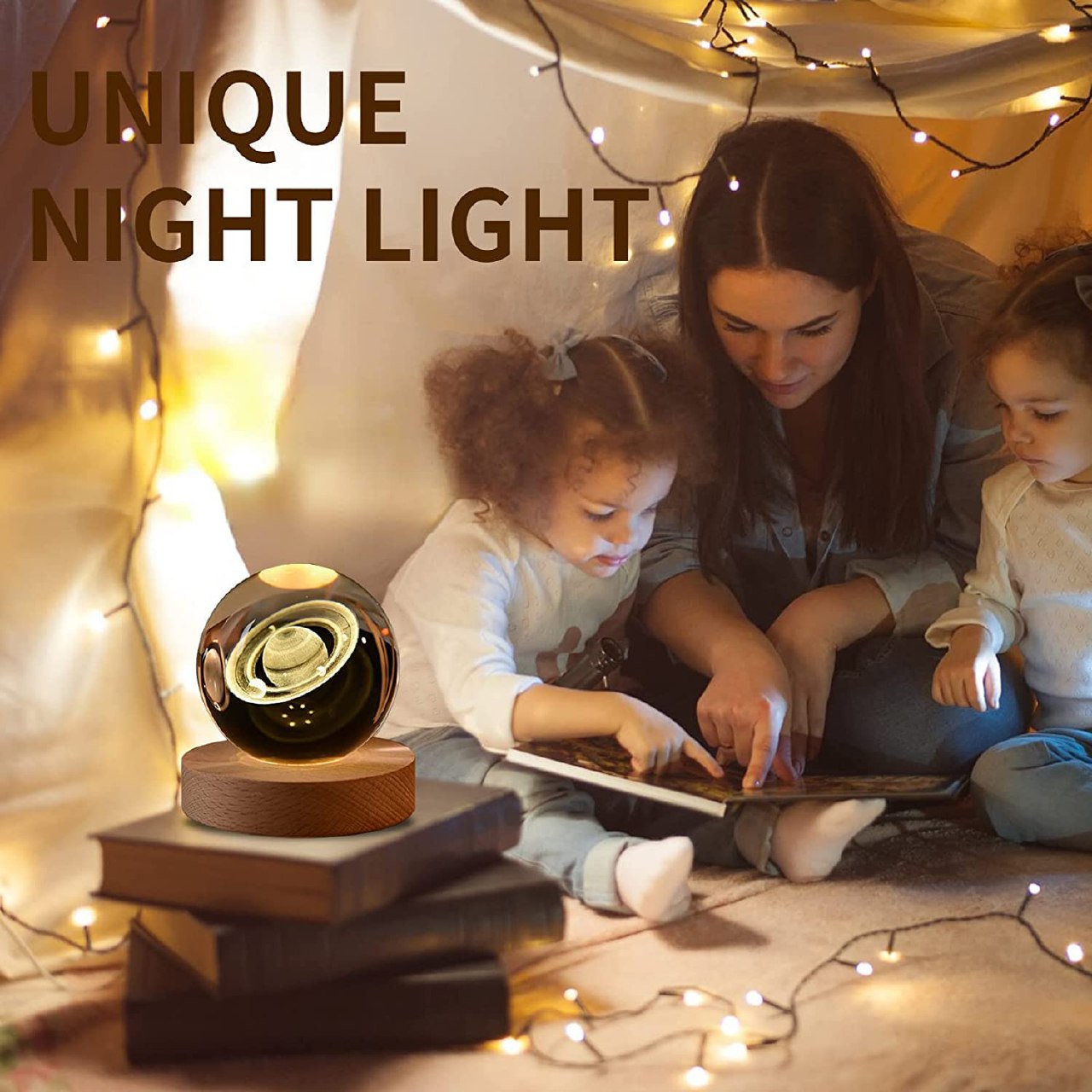 3D Galaxy Crystal Ball Night Light TR5067