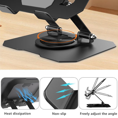Aluminium Tablet Stand Holder with 360° Rotating Base TR778
