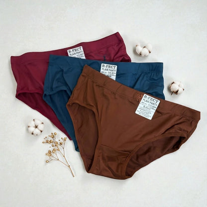 Womenâ€™s Classic Plain Panties 3 Pcs Combo Pack (36) L304