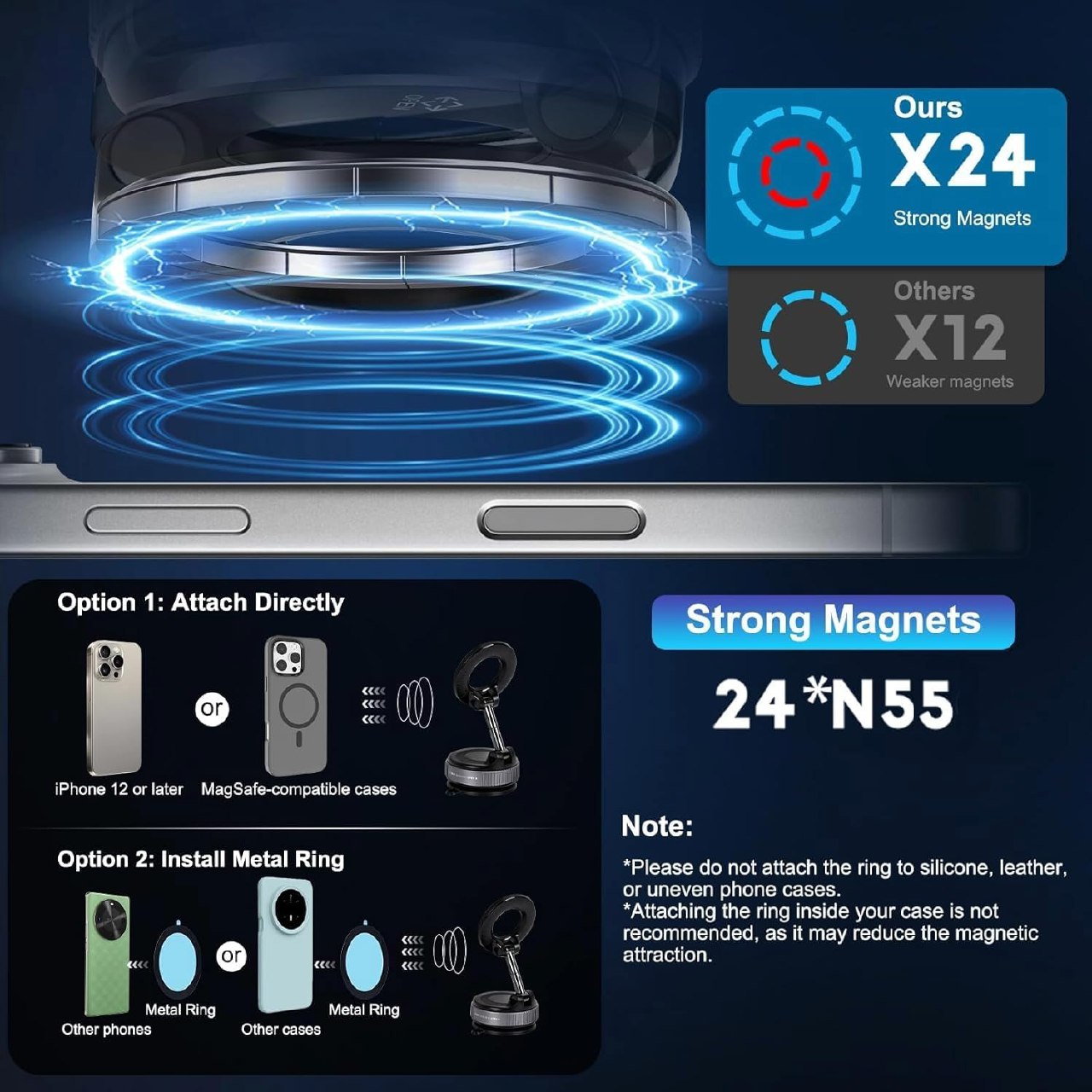 Magnetic Car Phone Holder TR1046