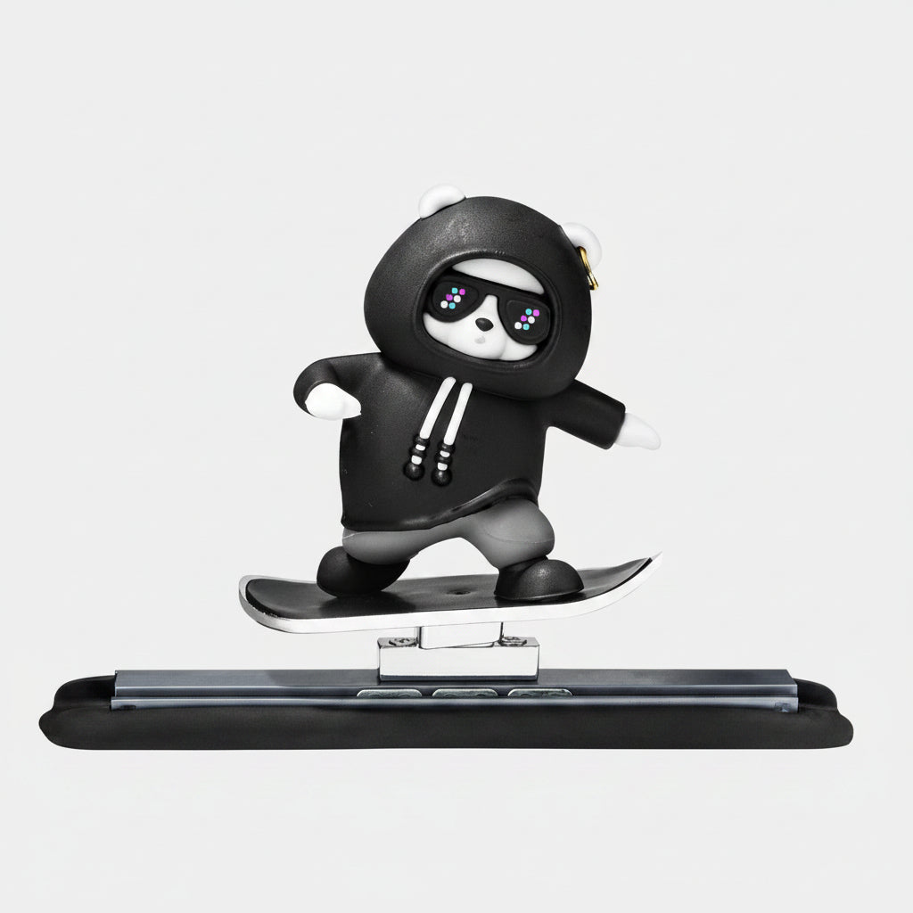 Skateboarding Panda Car Dashboard Toy TR529