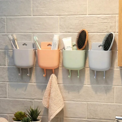 Wall Mount Phone Stand with Hook (4pcs) H9678