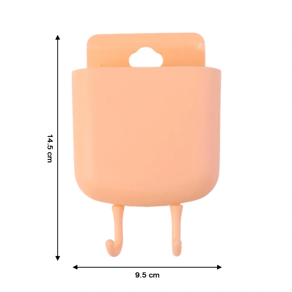 Wall Mount Phone Stand with Hook (4pcs) H9678