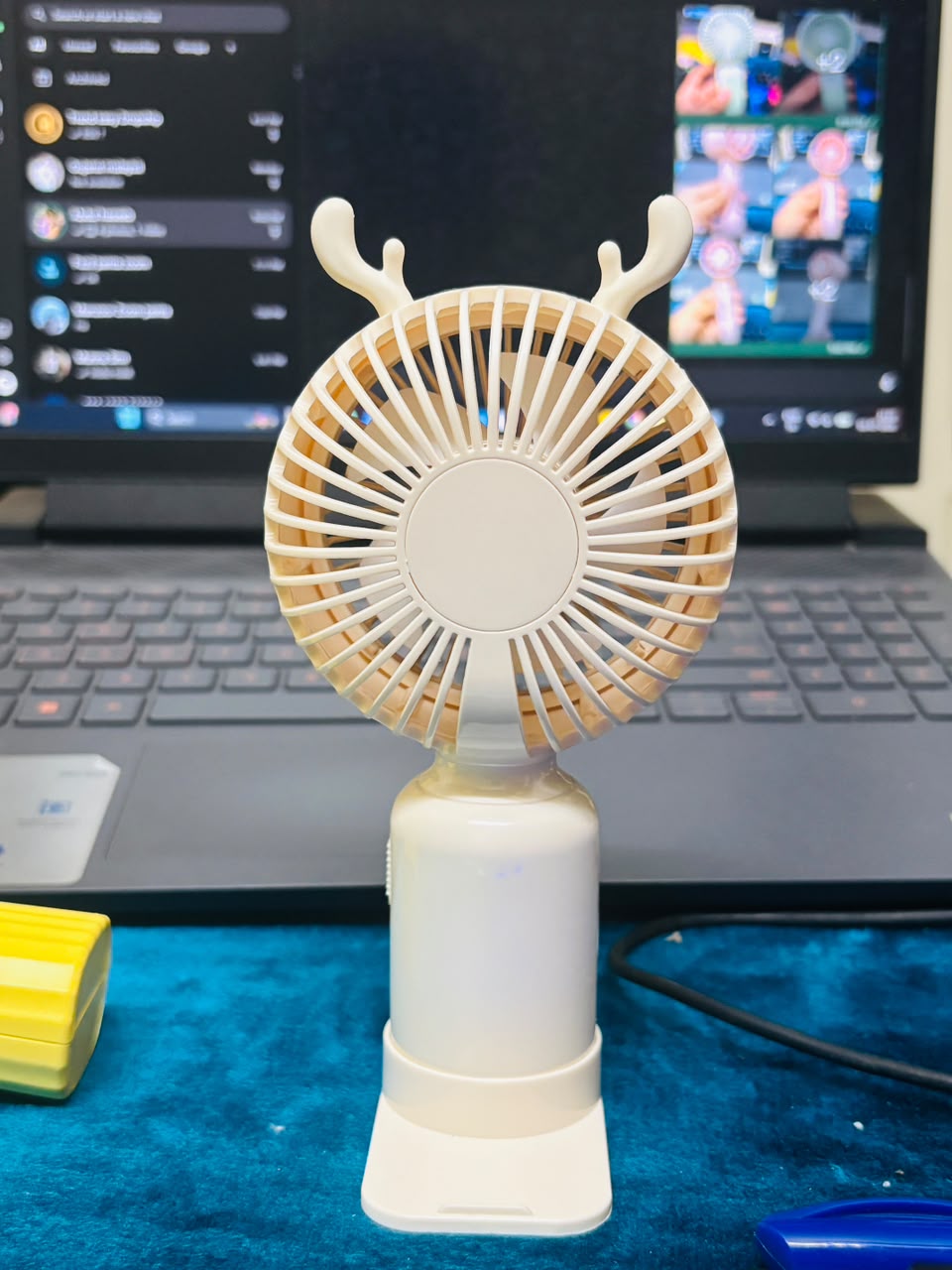 Cute Portable Personal Pocket Fan with Antler H037