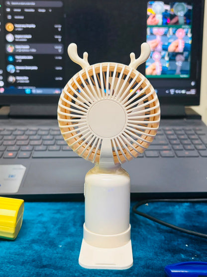 Cute Portable Personal Pocket Fan with Antler H037
