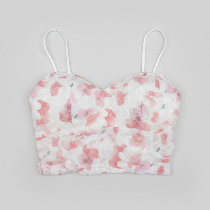 Women's Floral Lace Bustier B5001