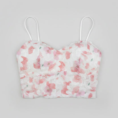 Women's Floral Lace Bustier B5001