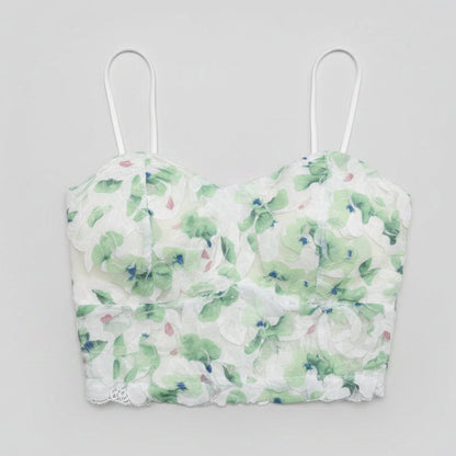 Women's Botanical Mesh Bustier B5022