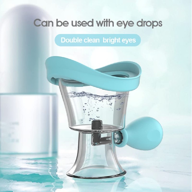 Portable Silicone Manual Air Pressure Eye Wash Cup TR1117