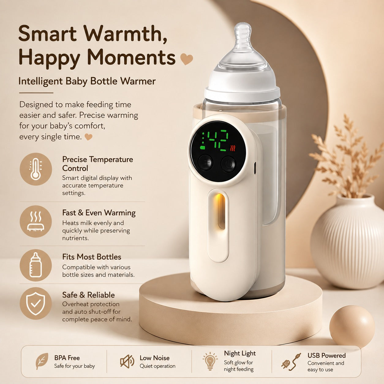 Little Lookers Electric Feeding Bottle Warmer BR12