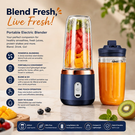 Portable Juicer Electric Blender for Fruits TR709