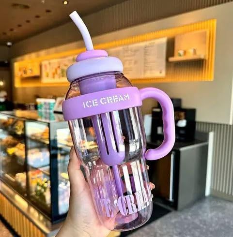1300ml Insulated Transparent Gym Tumbler Water Bottle TR7067