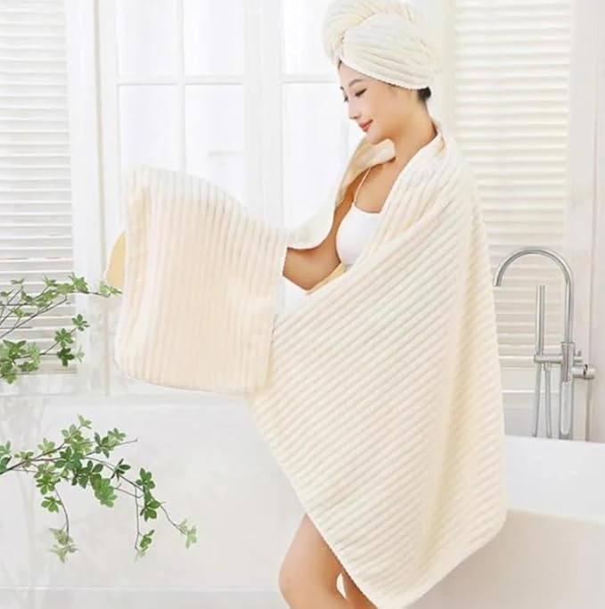 3 Pcs Ultra Soft Bath Towel Set TR0047