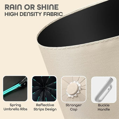 Windproof Umbrella with Handy Turbo Carabiner TR2232