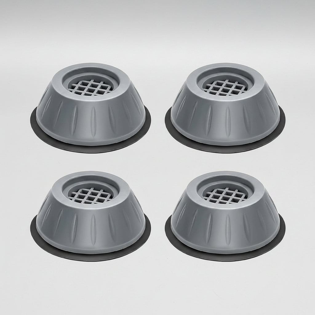Washing Machine Vibration Pads, Floor Trays, Refrigerator Stand (4 Pcs Set) DS103803