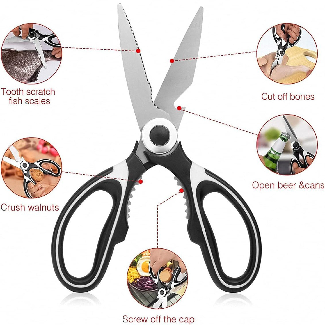 Heavy Duty Kitchen Scissors TR4683