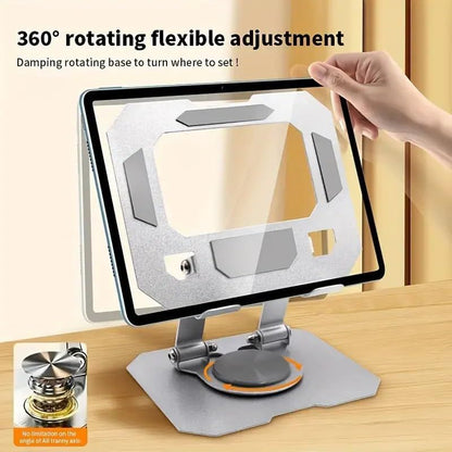Aluminium Tablet Stand Holder with 360° Rotating Base TR778