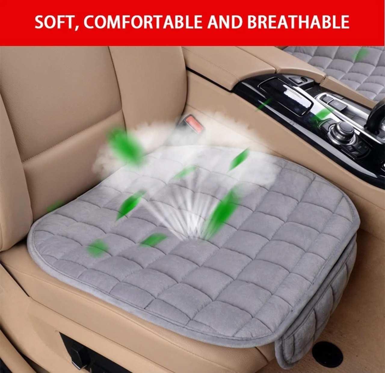 Ultra-Soft Memory Foam Car Seat Cushion Cover TR0647