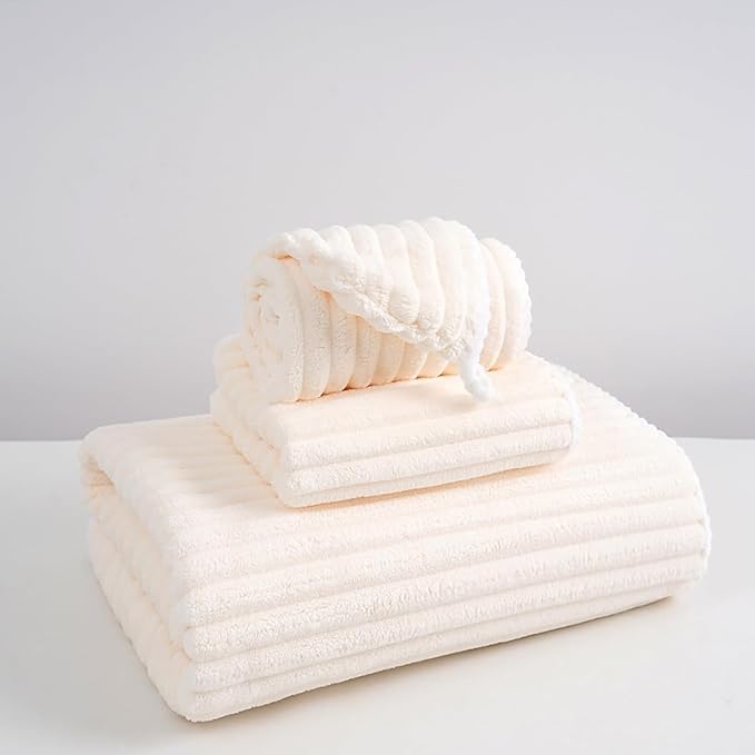 3 Pcs Ultra Soft Bath Towel Set TR0047