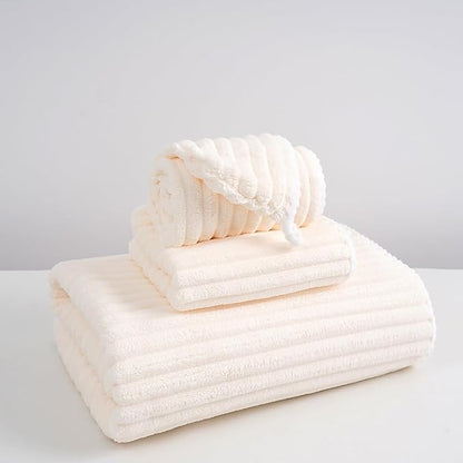 3 Pcs Ultra Soft Bath Towel Set TR0047