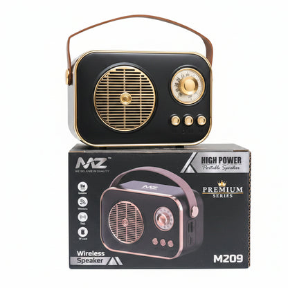 Vintage Bluetooth Wireless Speaker M209