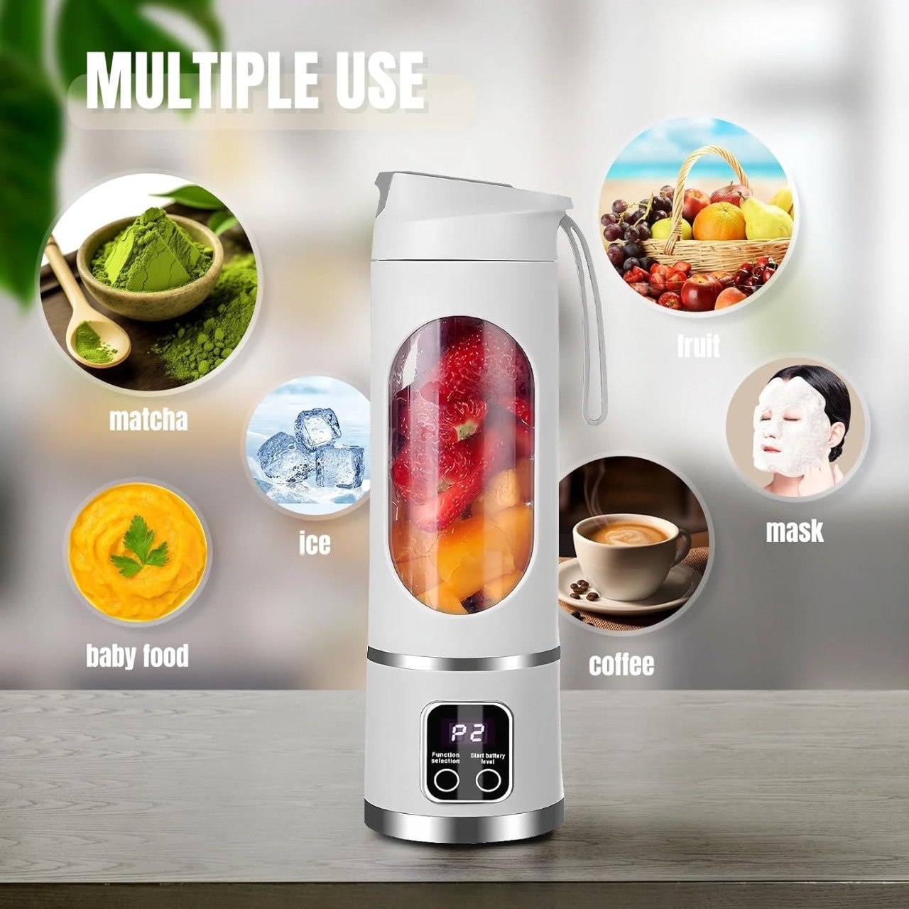 Electric Juicer & Fruit Mixer Portable Blender TR3320