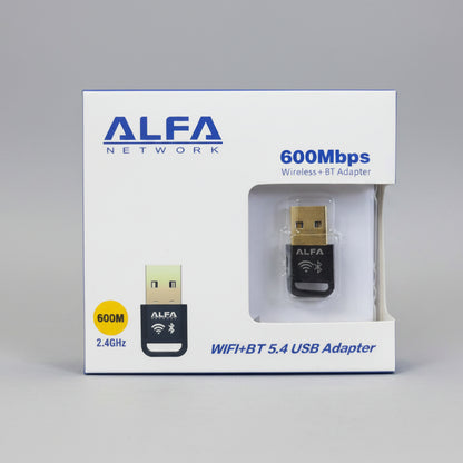 ALFA 600Mbps WiFi + Bluetooth 5.4 USB Adapter Z500
